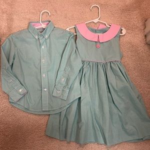 Eleanor Rose Girls Dress & Boy Button Down EASTER